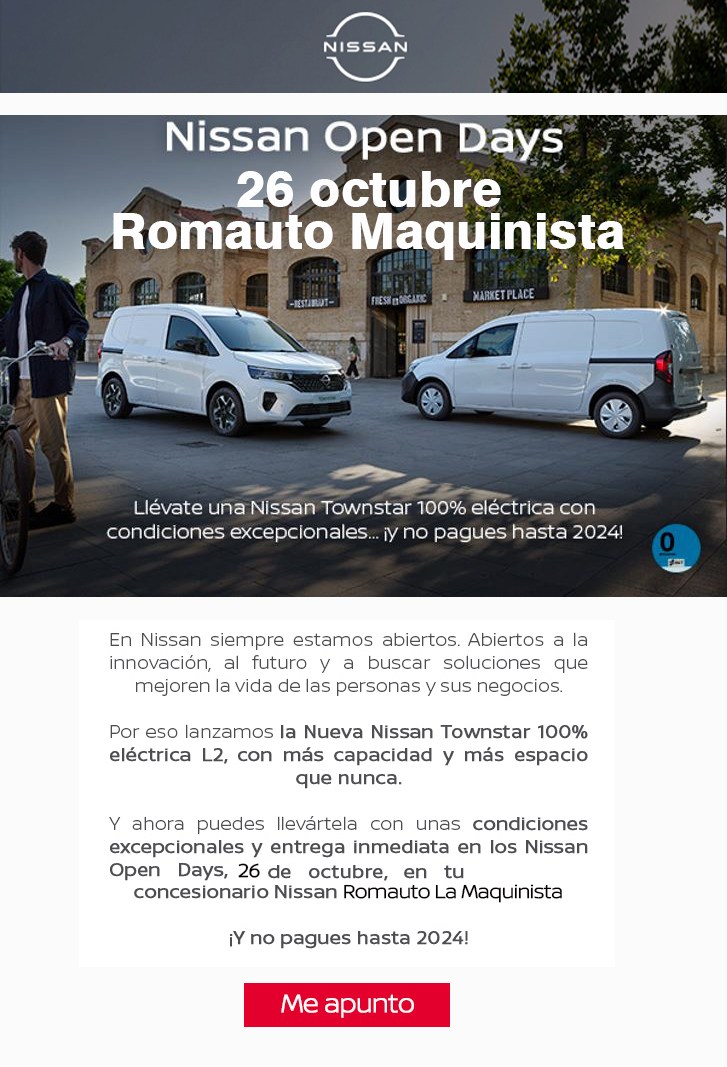 banner nissan open days